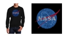 LA Pop Art Men's Word Art NASA's Most Notable Missions Crewneck Sweatshirt